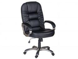 Кресло офисное Бруно ультра люкс черное