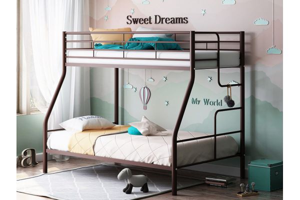 Двухъярусная кровать Гранада-3 коричневая