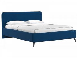 Кровать 1800 с основанием Миа Аватар 779 темно-синий сапфировый