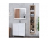Коллекция мебели в ванную Grani 750 белый напольный с сдверцами