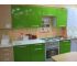 Кухонный гарнитур зеленый Олива 2,1 м со столешницей