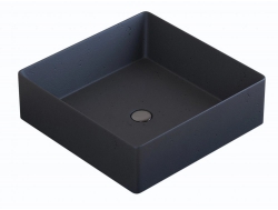 Раковина Uperwood Square бетонная графит