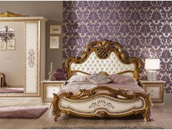 Кровать 2-х спальная Анита беж