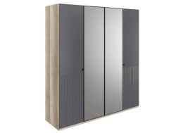Шкаф 4 двери (зеркало) Доминго