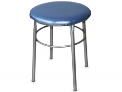 Табурет круглый ДХ-10 цвет светло-голубой