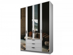 Шкаф с 3 ящиками Экон ЭШ3-РП-21-16-3я четыре зеркала