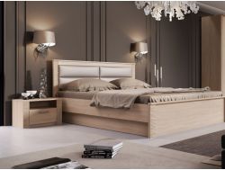 Кровать Элана 1800 с основанием Дуб Сонома