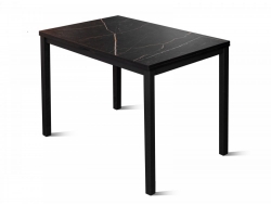 Стол Феникс.1 обеденный раскладной Файерстоун/Черный муар