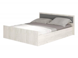 Кровать Фиеста 1400*2000 мм СМ Дуб Крафт Белый