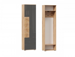 Шкаф одностворчатый Фиджи ЛД 659.300.000 М Дуб Золотой/Антрацит