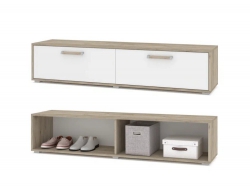 Тумба Флорида Ф31 Серый дуб - Белый