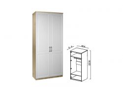 Шкаф 2-х дверный 800 Ивушка-10 Прованс