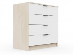 Комод Монблан 800 Дуб сонома-Белый Шагрень