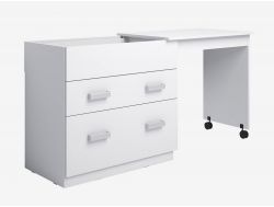 Комод-трансформер белый