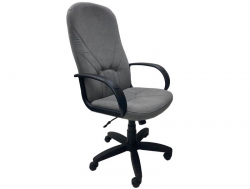 Офисное кресло Менеджер Велюр серый