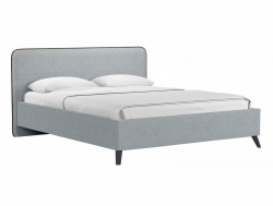 Кровать 1400 с основанием Миа арт. Bravo grey