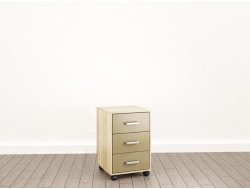 Тумба подкатная (О-7) Eclectic lite Дуб рокпайл-Мокко