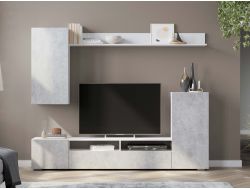 Гостиная МГС 4 Белый/Цемент светлый