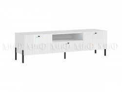 Тумба ТВ малая (металл) Оливия Белый Глянец, Белый