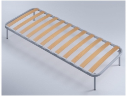 Ортопедическое основание односпальное с широкими ламелями 80*200 см