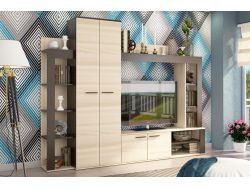 Стенка Осло СТЛ.238.00 Дуб феррара/Ясень шимо светлый