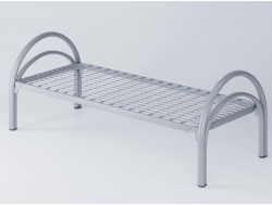 Кровать металлическая одноярусная Полукруглая D51/D38 1900*900 мм