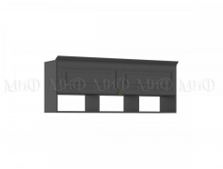 Полка Престиж-1 Графит/Графит структурный