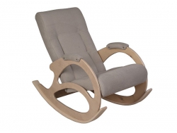 Кресло-качалка К 5/RS14 светло-серый/беленый дуб