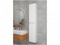 Шкаф пенал навесной для ванной комнаты и туалета MH10 Софт лотос