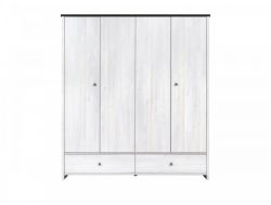Шкаф платяной SZF4D2S Порто