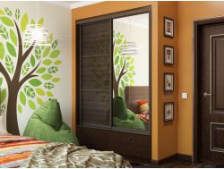 Шкаф-купе Ольга МДФ венге