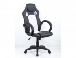 Геймерское кресло Silver Stone Черно-белое