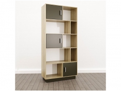 Стеллаж большой (О-11) Eclectic lite Дуб рокпайл-Скала