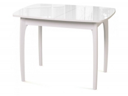 Стол Dikline М20 белый/стекло белое optiwhite