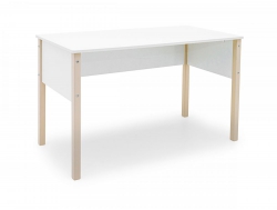 Стол письменный Svogen бежево-белый