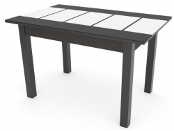 Стол прямоугольный Техно Квадро 1100*700 мм черный