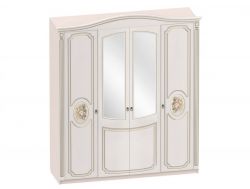 Шкаф четырехдверный Верона Капучино