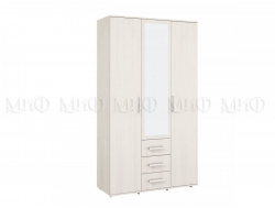 Шкаф 3-х створчатый Белла Миф Сандал светлый